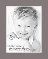 13x17 Cobblestone / Pewter Custom Mat for Picture Frame with 9x13 opening size (Mat Only, Frame NOT Included)