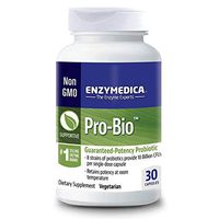 Enzymedica, Pro-Bio, Shelf-Stable Probiotic Supplement to Support Healthy Digestion, 10 Billion CFU, Vegetarian, 30 Capsules (30 Servings)