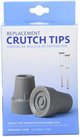 Medline MDS80266RW Crutch Tips for Standard Forearm Crutches (Pack of 6)