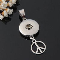 Crystal Alloy Pendant for Fit Noosa Necklace Snap Chunk Button A149