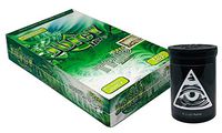 Herb Airtight Container Fresh Kettle with Juicy Jay's Green Trips 1.25 Flavored Hemp Rolling Papers 24 Count Box DC Crafts Nation- Illuminati