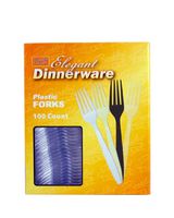Heavy Polystyrene Boxed Fork , 1000 forks per case