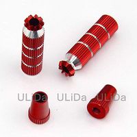 Jammas New Long M3 Thumb Stick Transmitter CNC Aluminium Alloy 2PCS Gift - (Color: Red)