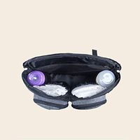 Wheelchair Backpack Bag Free Hands, Transport Chairs Side Organizer Storage Backpack Pouch Fits Walkers, Rollators，Scooters, Waterproof Walker Accessories Pouch(with Shoulder Strap)