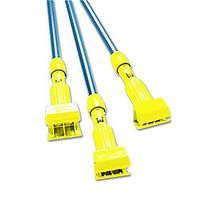 Rubbermaid Commercial H24600 Fiberglass Gripper Mop Handle, Gray/Yellow