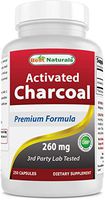 Best Naturals Activated Charcoal 280 mg 250 Capsules