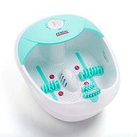 All in one foot spa bath massager safest with heat, HF vibration, O2 bubbles red light FB10GN