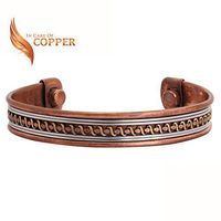 Copper Therapy Elegant Stunning Copper Magnetic Bracelet for Arthritis & Joint Pain Magnetic Copper Bracelet