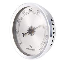 FTVOGUE Cigar Hygrometer Mini Round Accurate Professional Hygrometer for Cigar Humidor Case
