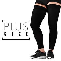 2XL Mojo Compression Stockings Medical Thigh Leg Sleeve Firm 20-30mmHg Black