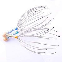 Steel Wire Massager Head Neck Scalp Scratch Massage Stress Relaxed Octopus Rosenice Tool 2Pcs