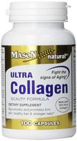 Mason Vitamins Ultra Collagen Beauty Formula Made with 100% Pure Collagen Capsules, 100-Count Bottle by Mason Vitamins