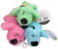 Multi Pet Loofa Dog Mini 6 in Plush Dog Toy Assorted Colors