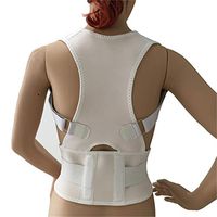 Neoprene Spine Support Belt for Men Women Back Corset Brace Straightener Magnetic Posture Corrector