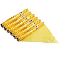 Hygloss Products HYG71508BN Cello Wrap Roll44; Yellow - Pack of 6