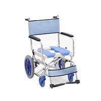 Wheelchair Medical Equipment Old Man Bathing, Aluminum Alloy Folding Ultra Light Portable/with Toilet, Suitable for The Disabled, The Elderly Walker Assist Devices