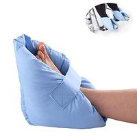 AILSAYA Foot Protector Pillows for Pressure Sores and Swollen Feet, Heel Pillow for Anti-Decubitus, 1 Pair of Foot Pillow Heel Cushion Protectors, Breathable Double Filled Moisture Wicking Core