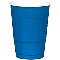 Bright Royal Blue Plastic Cups| 16 oz.| Pack of 20| Party Supply