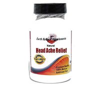 Natural Head Ache Relief * 180 Capsules 100% Natural - by EarhNaturalSupplements