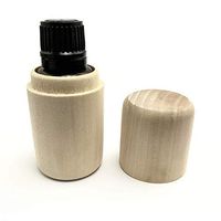 Essential Oil Gift Box Wooden Travel Case, Set of 2, Holds 15ml Bottles - Product Warehouse