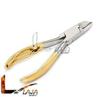 LAJA Imports Best Range of Chiropody Nail Clippers Heavy Duty Toenail Cutters for Thick Nails Ingrown Podiatry (4.5'' Small Nail Clipper (Gold Handle))