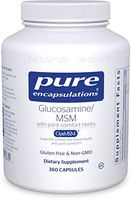 Pure Encapsulations - Glucosamine/MSM - Dietary Supplement Support for Healthy Joint Function and Tissues - 360 Capsules