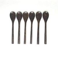 Mini Wooden Spoons Mixing Baking Serving Ice-cream Sugar Salt Coffee Tea Jam Spoons