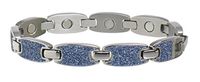 Sabona 28175 Caribbean Ocean Magnetic Bracelet in Silver, 0.1 Ounce