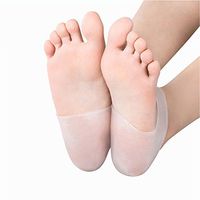 2 Pcs Durable Reusable Silicone Moisturizing Gel Sleeve Breathable Protective Heel Air Support for Reduce Pressure on Heel,Relief Heel Pain and Cracked Heel,Plantar Fasciitis