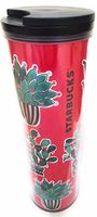 Starbucks 2017 Holiday Desert Cactus Insulated Cold Cup 16 Fluid Ounces