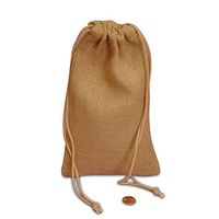 Natural Jute Burlap Pouch 5" X 7" | Quantity: 24