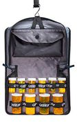 Med Manager Mini by Case It (Purple), Medication Bag for Travel, Portable Pill/Medicine Organizer, Holds (10) 30/60/90-Day Pill Bottles, Lockable, Compact (12 inches x 6 inches x 3 inches)