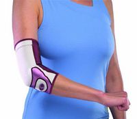 Mueller Lifecare for Her, Contour Elbow, Plum, Large, 1-Count Box