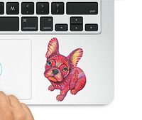 Cute Little Dog MacBook Trackpad Decal Sticker Laptop Compatible with MacBook Retina, MacBook Air, MacBook Pro Wicked Decals WD-98066