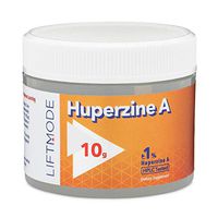 LiftMode Huperzine A Powder Supplement - Supports Focus & Cognition, Enhances Memory & Learning Ability, Huperzia Serrata Extract | Vegetarian, Vegan, Non-GMO, Gluten Free - 10 Grams (500 Servings)