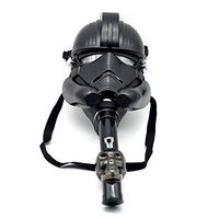 Gas Mask Bong Hookah Smoking Water Tobacco Hookah for Party Star Wars Costume (Black)