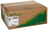 Webster RNW3310 Plastic Earthsense Recycled Waste Can Liner, 0.65 Mil, Flat Seal, 31" x 24", in Individually Folded Dispensing Bag, Black (Pack of 500)