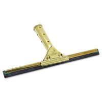 Unger GS300 Golden Clip Brass Squeegee Complete, 12" Wide