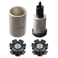 Bike Bicycle Fork Star Nut Setting Installer Install Tool with 2 Free Star Nuts - Size 1-1/8"