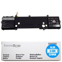 GreenTech New 191YN Replacement Battery for Alienware 15 R1 and Alienware 15 R2 - GreenTech 14.8V 92Whr 8 Cell Primary Battery 2F3W1 410GJ