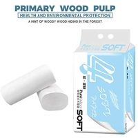 6 Packs Paper Towels, Soft Mega Nepkins Paper, White Paper Towels, Household Replacement 4 Ply Toilet Tissues, Soft Skin-Friendly Paper Towels Ultra Soft Toilet Paper, Family Rolls Regular Rolls