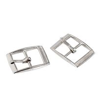 Souarts Silver Tone Color Rectangle Shoe Buckle Accessory Findings Pack of 30pcs