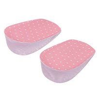 TMISHION Magnifying Insoles, 1 Pair Silicone Gel Adhesive Insoles Height Increase Orthopedic Foot Arch Support Heel Shoes (3.5cm-Pink)