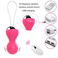 Aoile 3 Pcs Kegel Balls Safe Silicone Remote Controlled Kegel Exercise Weights 10 Vibration Modes Ben Wa Balls for Bladder Control Pelvic Floor Exercises Tightening