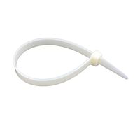Wideskall 12" inch Super Heavy Duty 150 Lbs Nylon Cable Zip Tie White Wire (Pack of 30)