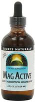 Source Naturals Mag Active Magnesium Stress Support, 4 Fluid Ounces
