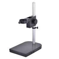 Big Lab Industry Stereo Microscope Camera Table Stand Dual Ring Holder max 40mm