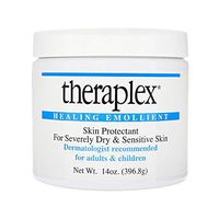 Theraplex Healing Emollient - Long Lasting Skin Barrier Protection for Severe Dry and Sensitive Skin, No Parabens or Preservatives, Noncomedogenic, Hypoallergenic, Dermatologist recommended (14 oz)