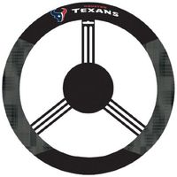 Fremont Die NFL Houston Texans Poly-Suede Steering Wheel Cover
