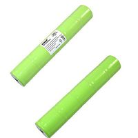 HQRP 2-Pack Battery for Moltech Power Systems N38AF001A, Intec IMT-3500D, ESR8EE5920 RL1019 RL2019 1/2D Size + Coaster